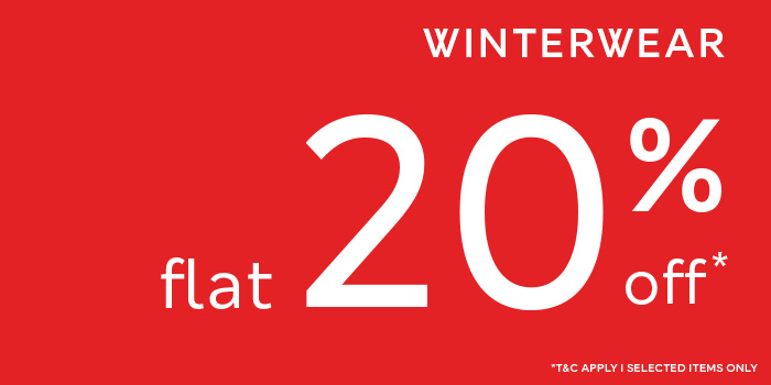 Flat 20% Winterwear