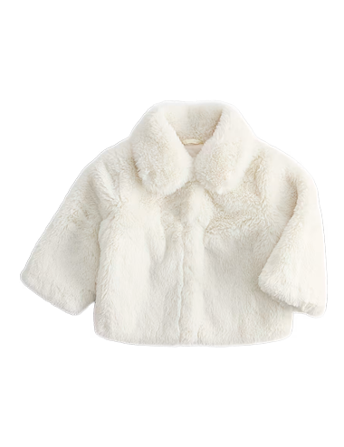 Faux Fur Collared Jacket 0-5 Yrs