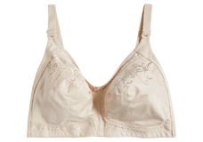 Total Support Embroidered Full Cup Bra C-H
