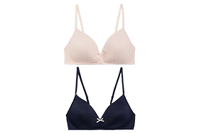 2pk Padded Full Cup First Bras AA-D