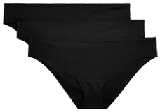 3pk No VPL Flexifit™ Brazilian Knickers