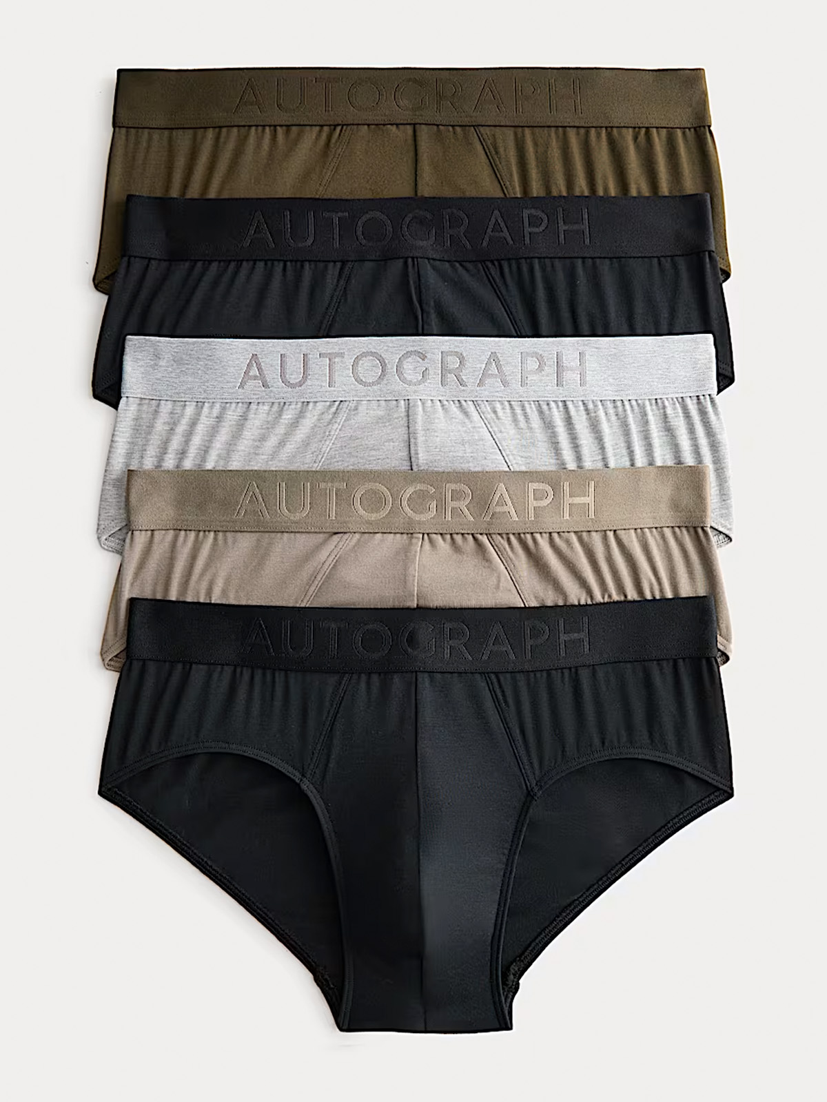 5 Pack Modal Stretch 360 Flex Briefs