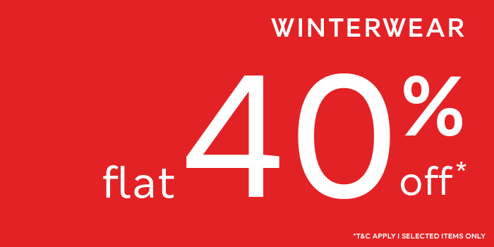 Flat 40% Winterwear