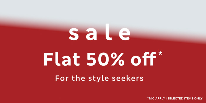 Flat 50% Off