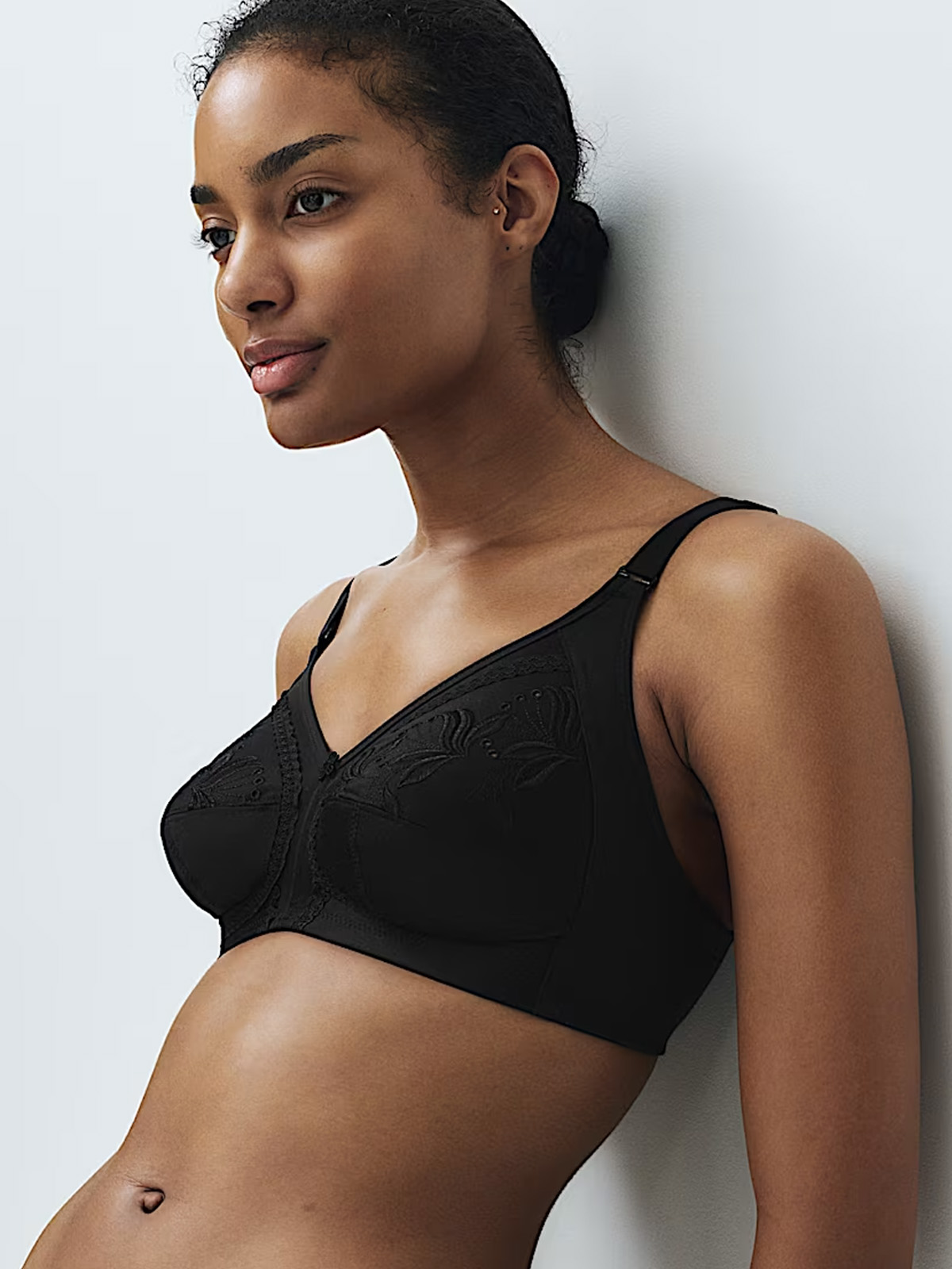 Embroidered Total Support Full Cup Bra A-K