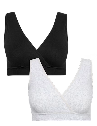 2pk Lounge Nursing Maternity Bras