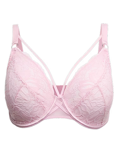 Lindy Lace Wired Plunge Bra F-H
