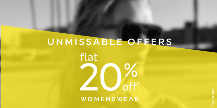 Flat 20% Off Women