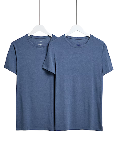 2pk Heatgen™ Light Thermal Short Sleeve Tops