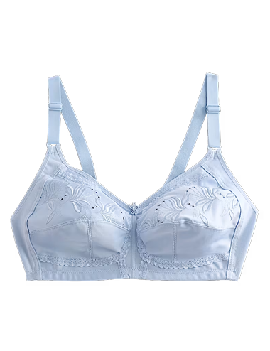 Embroidered Total Support Full Cup Bra A-K